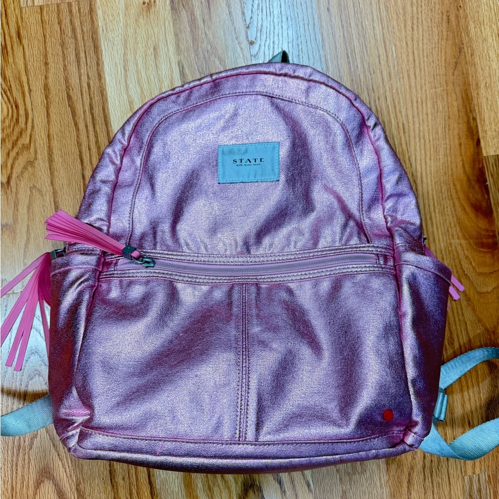 STATE Shimmering Pink Kids Backpack